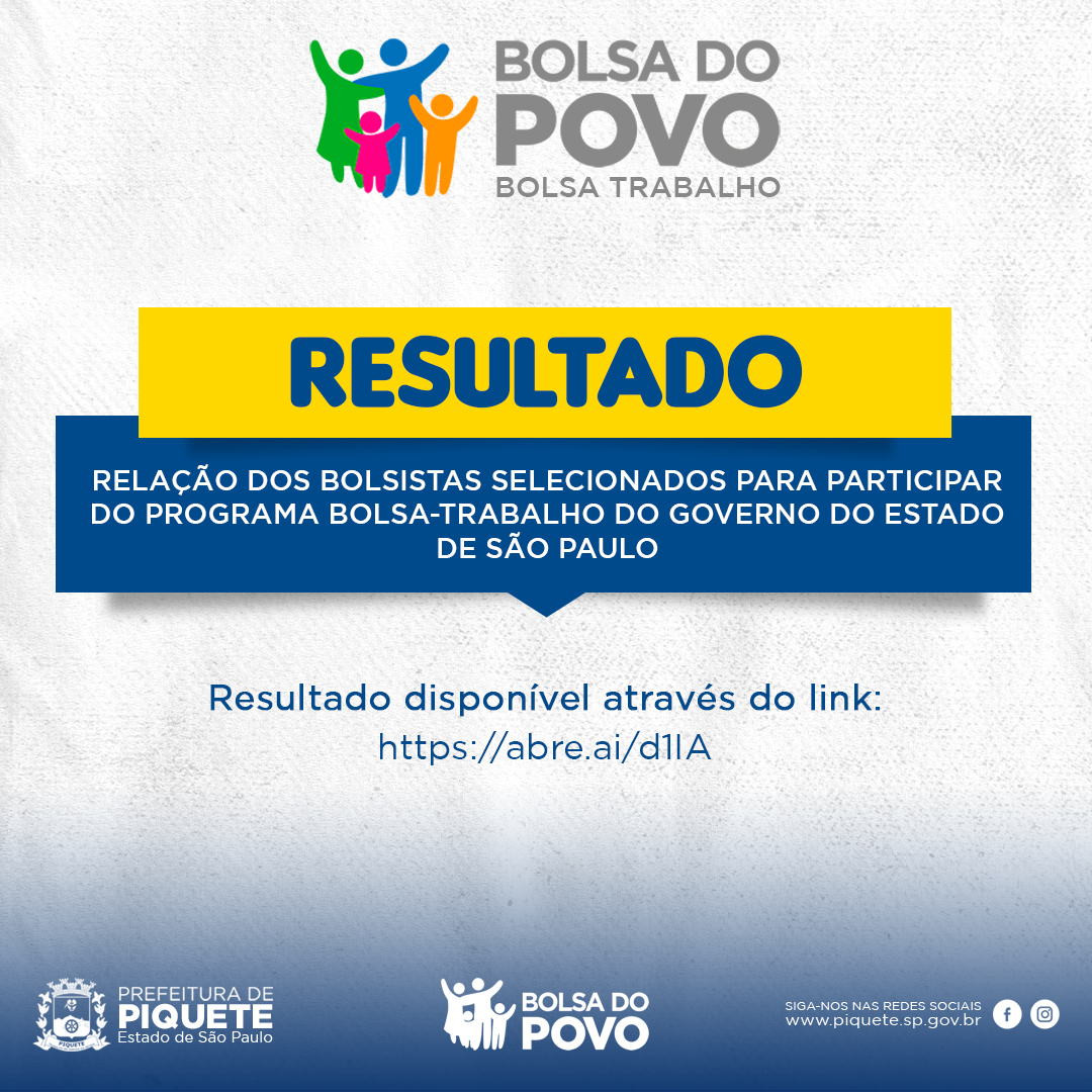 bolsa do povo resultado